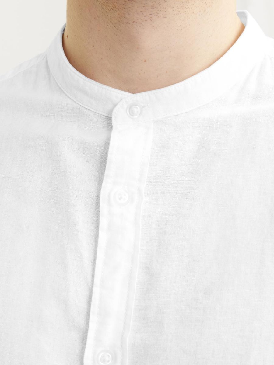 + CAMICE Uomo JACK&JONES 12253718 BLEND WHITE