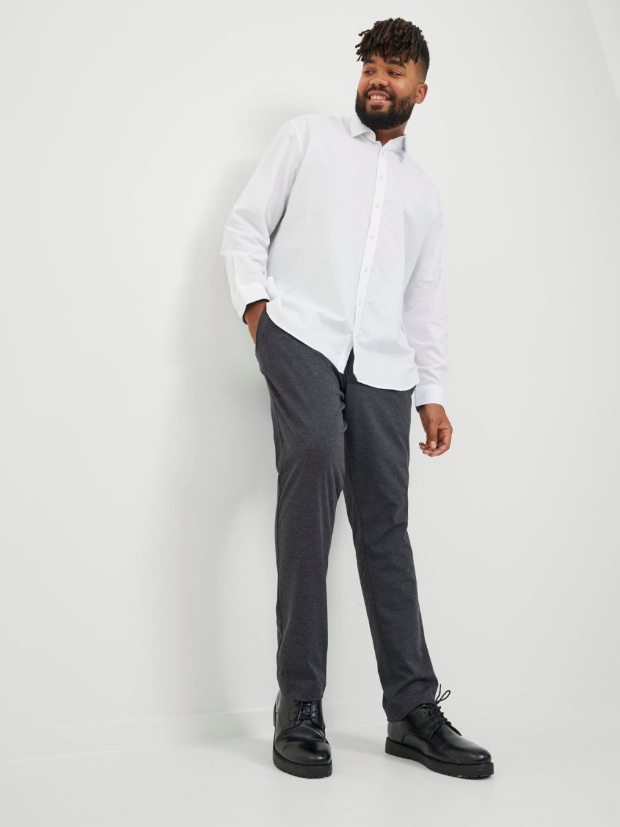 + JEANS/PANTALONI Uomo JACK&JONES 12250503 MARCO JJCOOPER CHINO DARK GREY