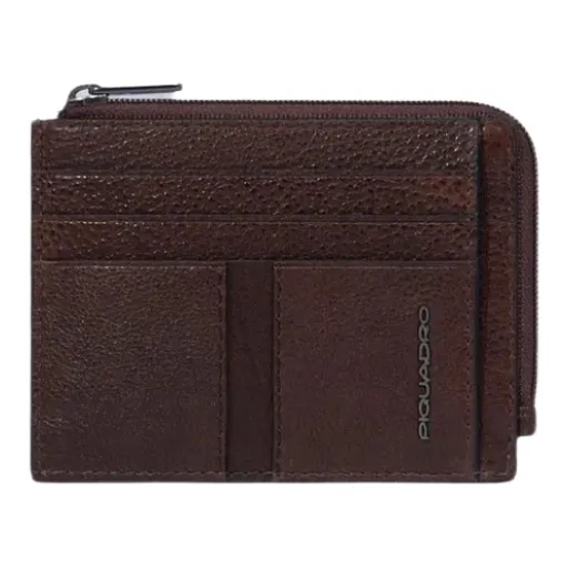 -PIQUADRO Porta Carte di Credito Bustina in Pelle PP4822W130R/TM Testa di Moro