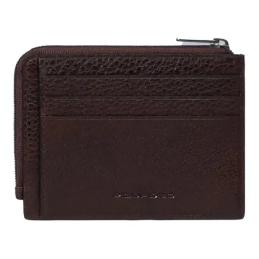 -PIQUADRO Porta Carte di Credito Bustina in Pelle PP4822W130R/TM Testa di Moro