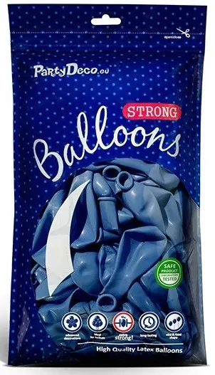 10 palloncini blu elettrico 30cm