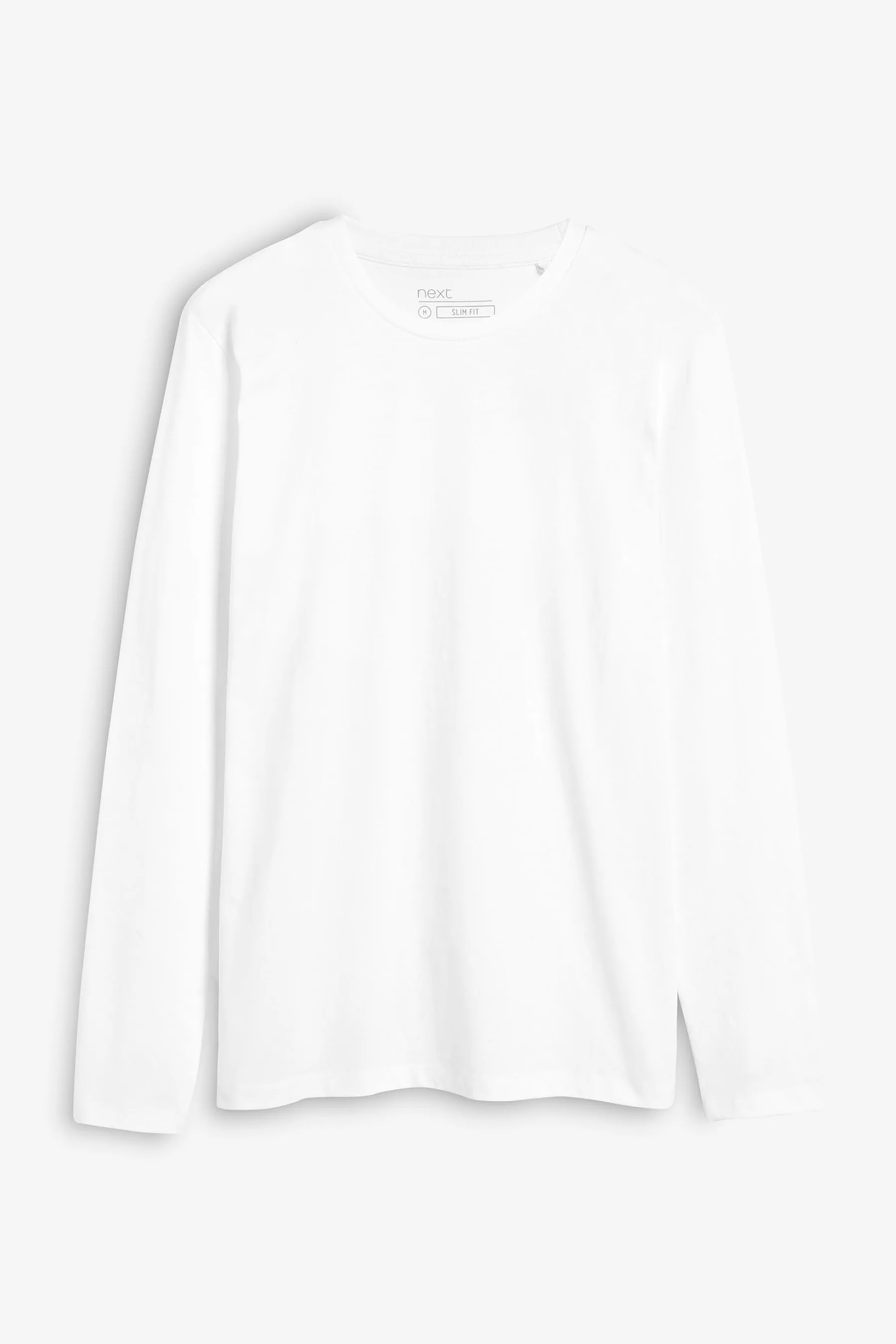 100% Cotton Long Sleeve Crew Neck T-Shirt    