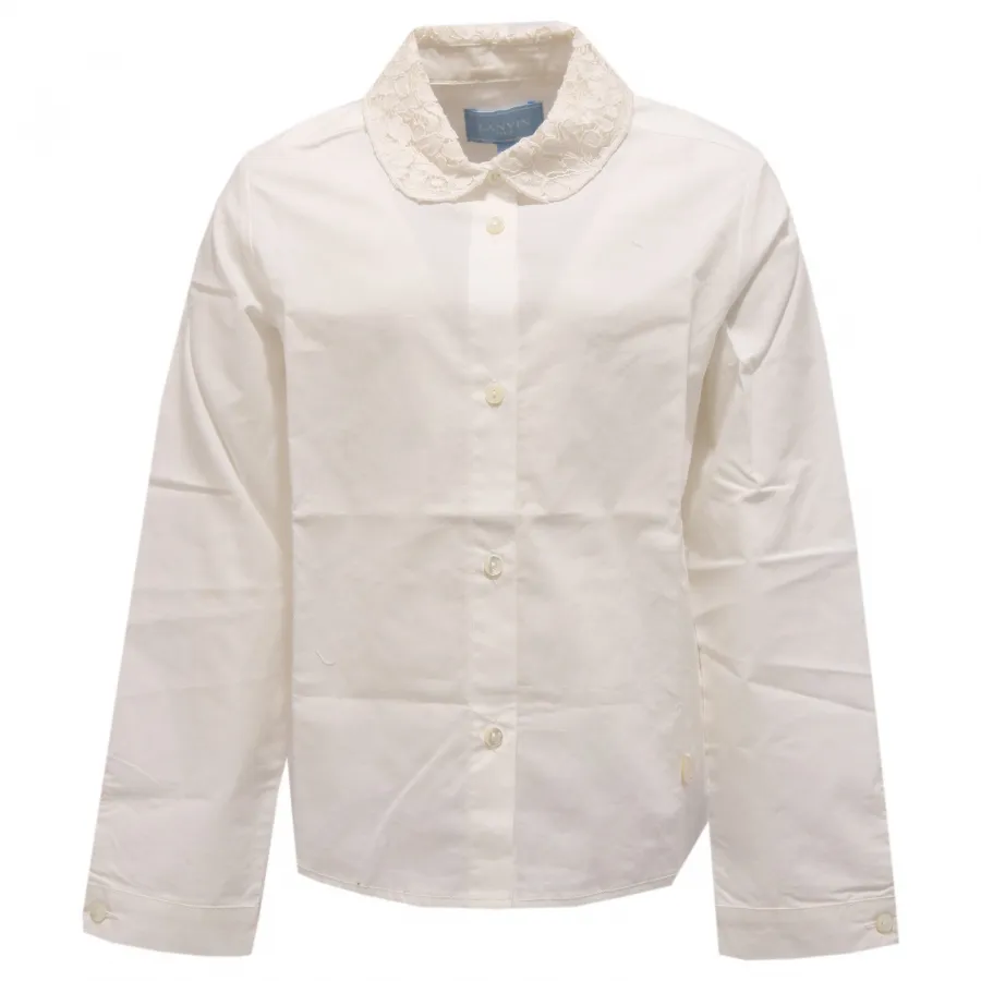 4910W camicia bimba LANVIN girl shirt long sleeve
