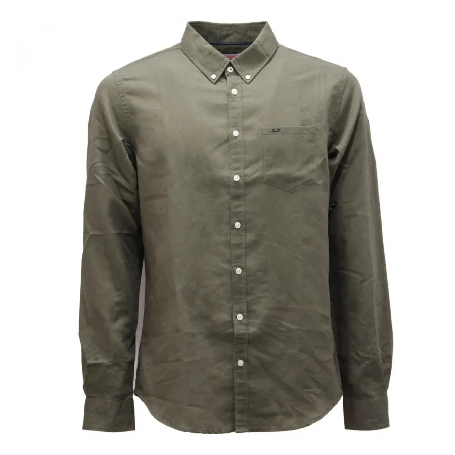 9173AL camicia uomo SUN68 man linen/cotton shirt 