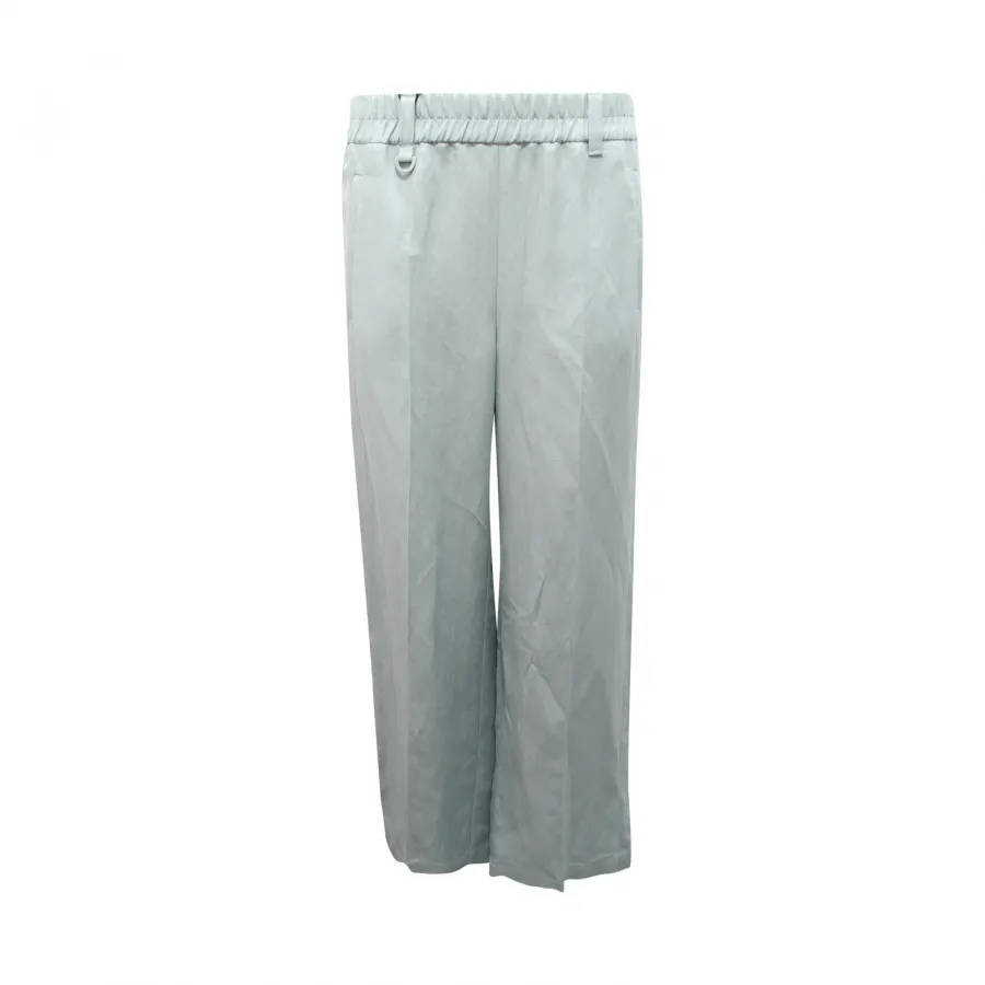 9392AZ PANTALONE DONNA MARELLA MONOCHROME PAPIRO LINEN BLEND WOMAN TROUSERS