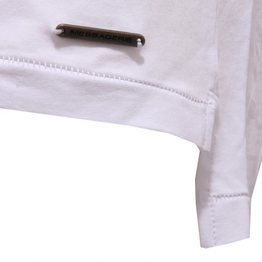 9668K maglia uomo MESSAGERIE white t-shirt man