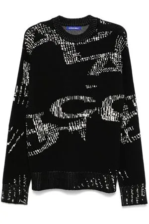 A COLD WALL Abbigliamento,Maglieria Maglione Annex in lana nero 