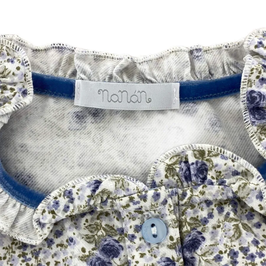 A72 camicia bimba GIRL NANA fiorellini cotton multicolor shirt kids