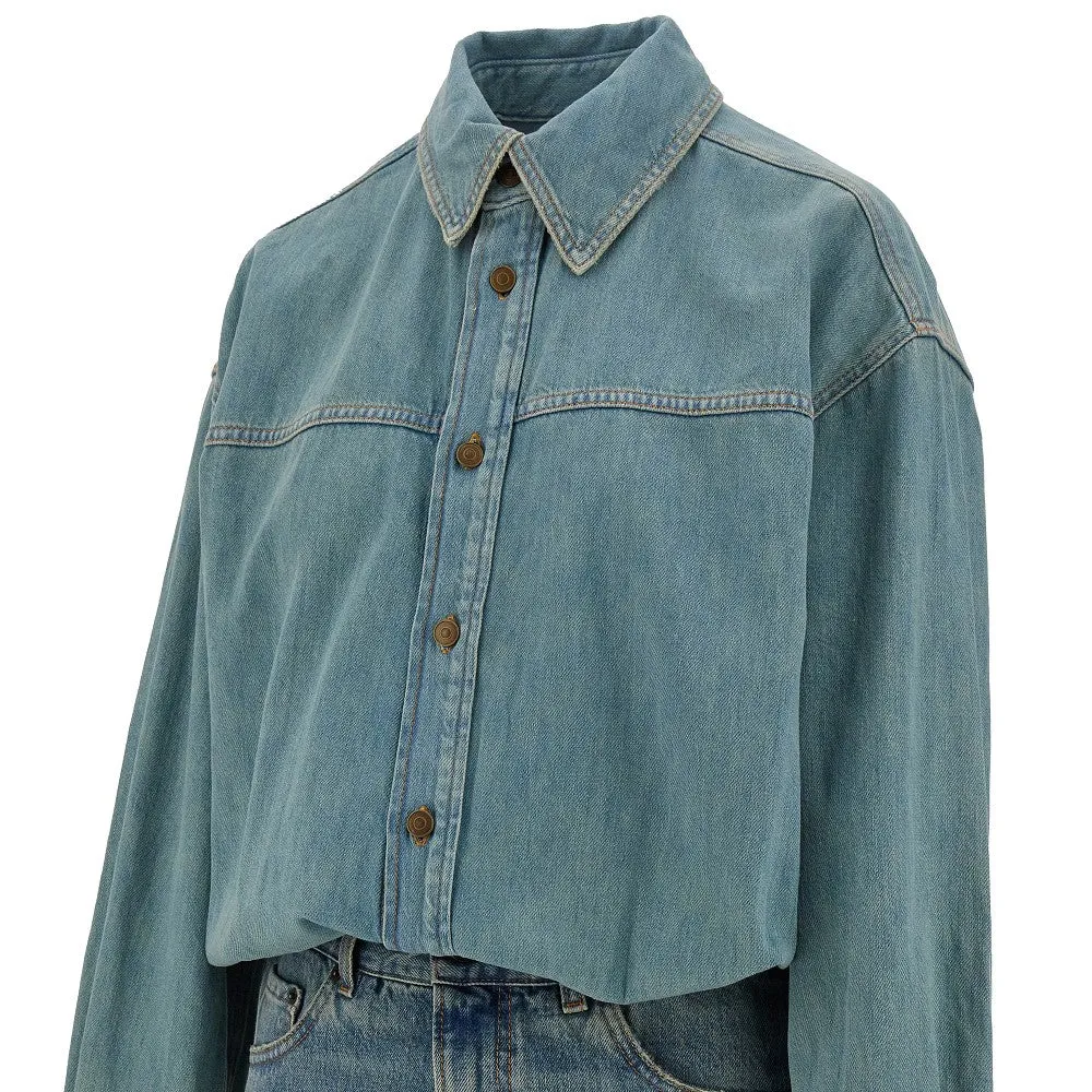 Abito al ginocchio in denim