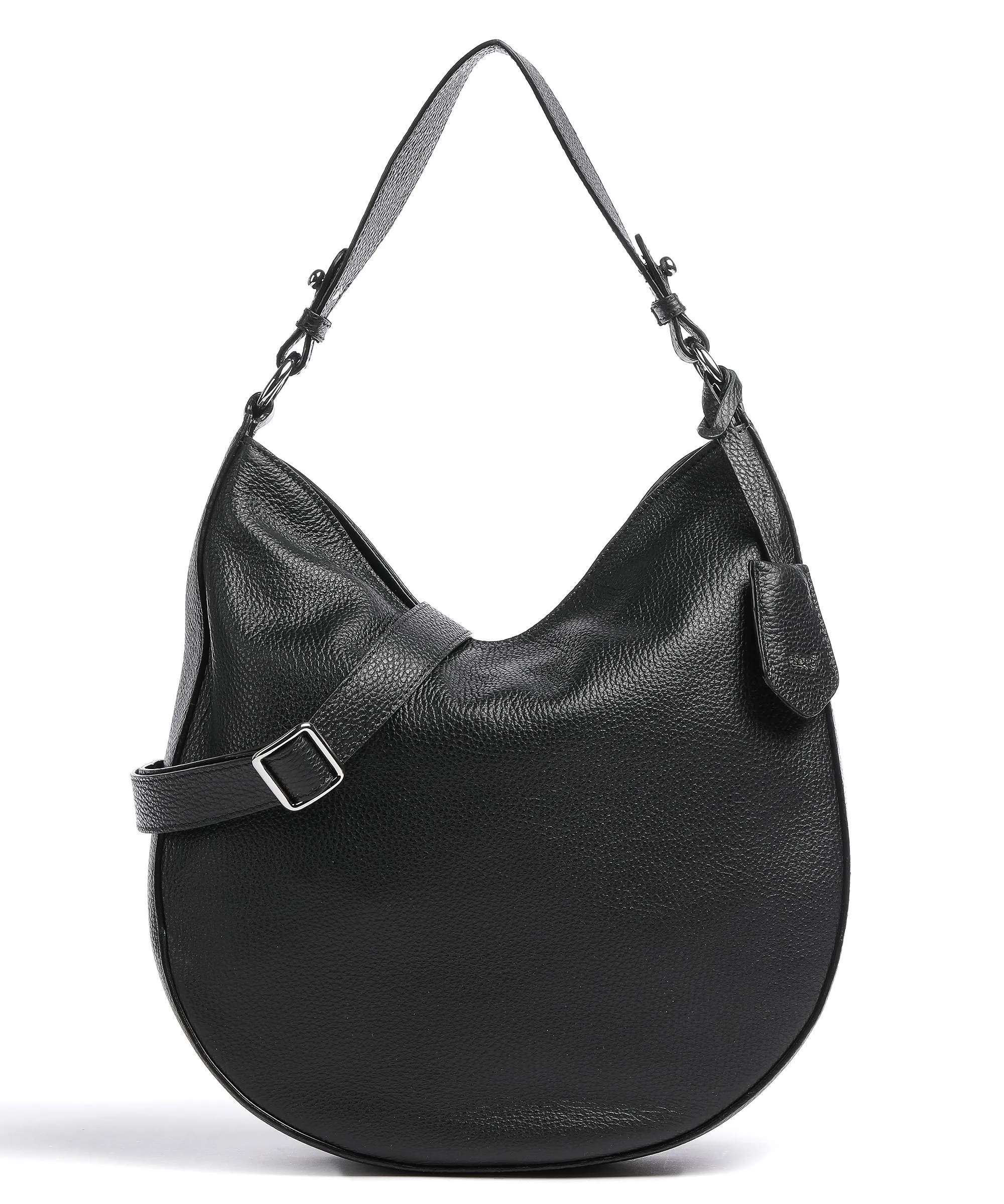  Abro Adria Borsa hobo pelle di vitello nero  
