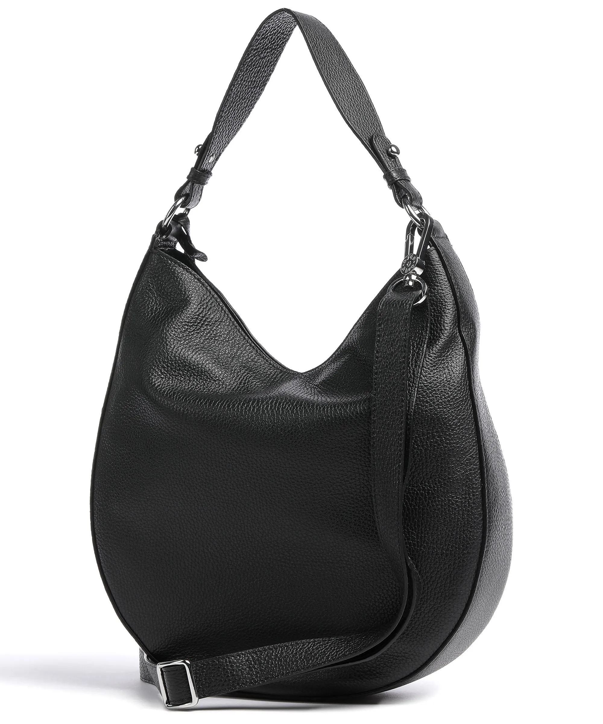  Abro Adria Borsa hobo pelle di vitello nero  
