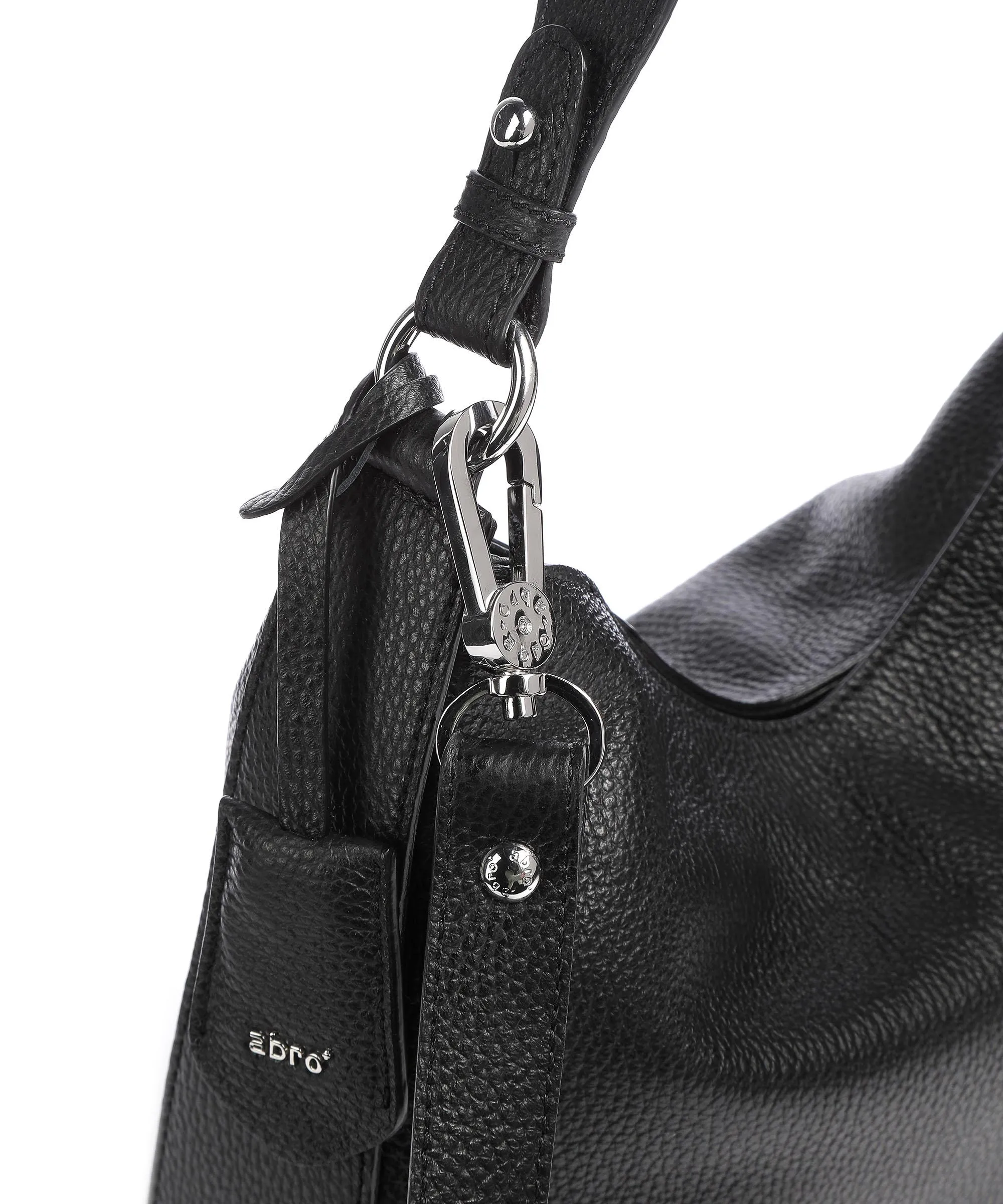  Abro Adria Borsa hobo pelle di vitello nero  