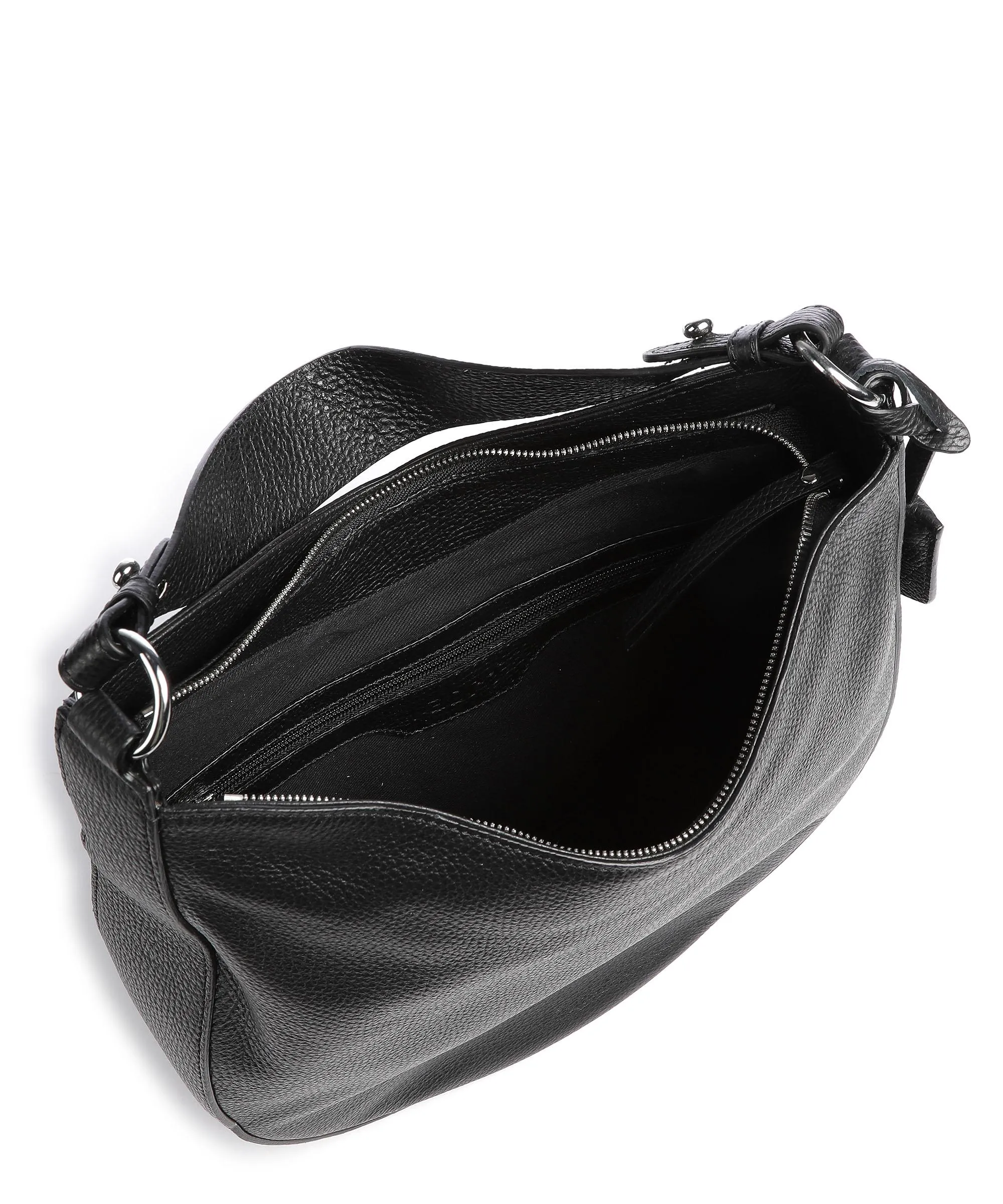  Abro Adria Borsa hobo pelle di vitello nero  
