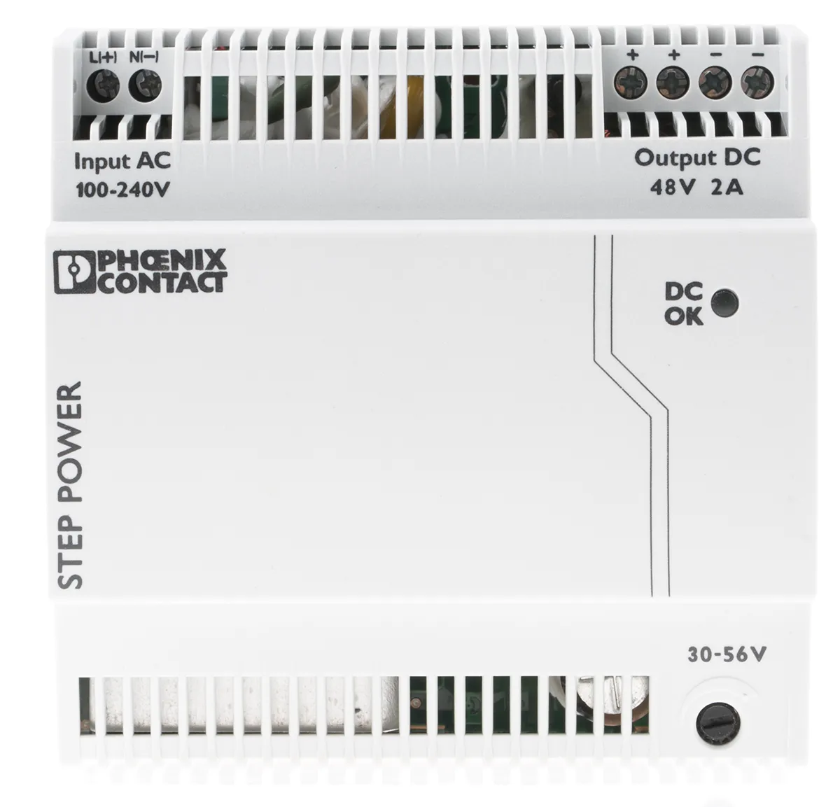 Alimentatore a montaggio su guida DIN Phoenix Contact, 48V cc, 2A, 85 → 264V ca, 96W