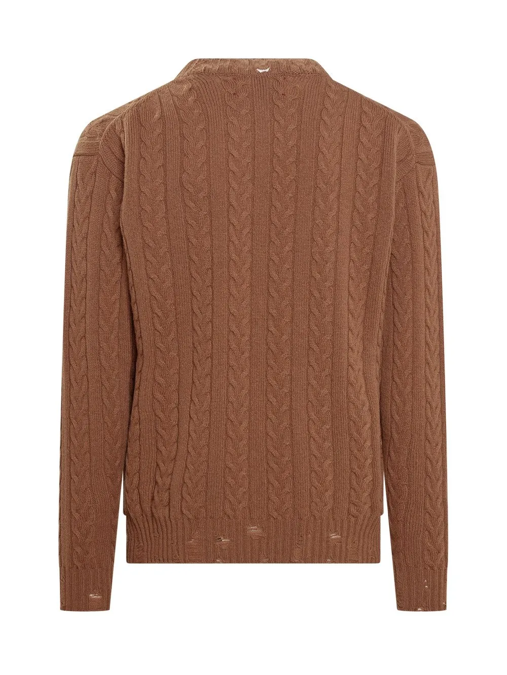 AMARANTO Maglione Treccia 