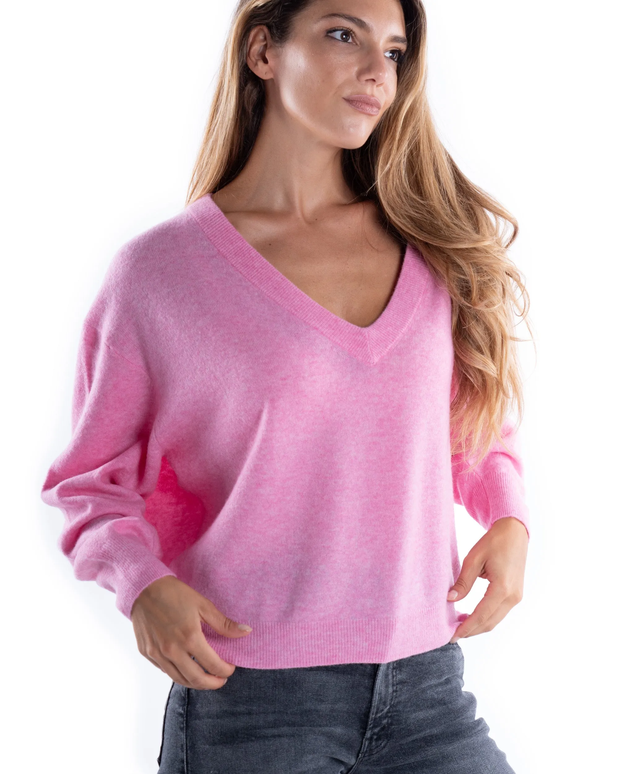 AMERICAN VINTAGE MAGLIA SCOLLO V CASHMERE