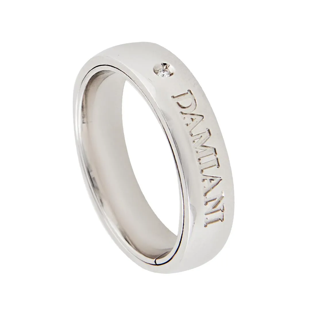 Anello in oro bianco, misura 23
