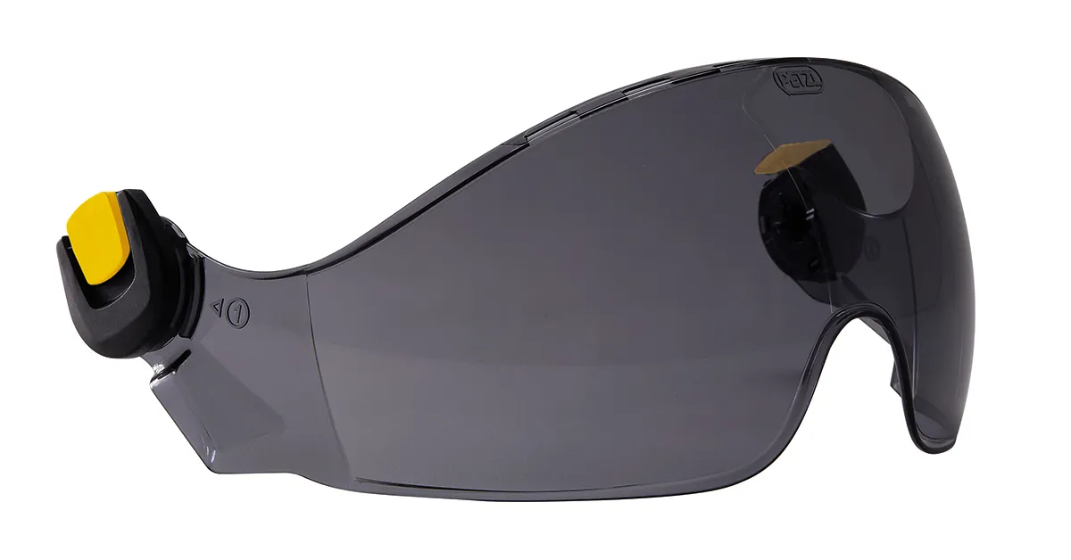 anti appannamento Petzl con lenti col. Grigio, Protezione UV, Resistenti ai graffi
