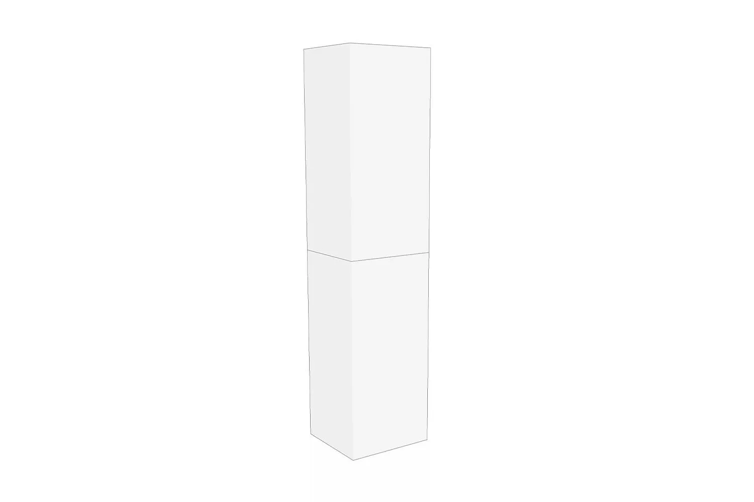 Armadio h 240 iniziale e terminale per arredi Home Staging