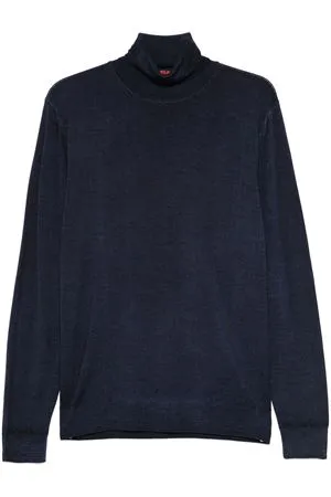BARENA Abbigliamento,Maglieria Maglione in lana merino blu notte 
