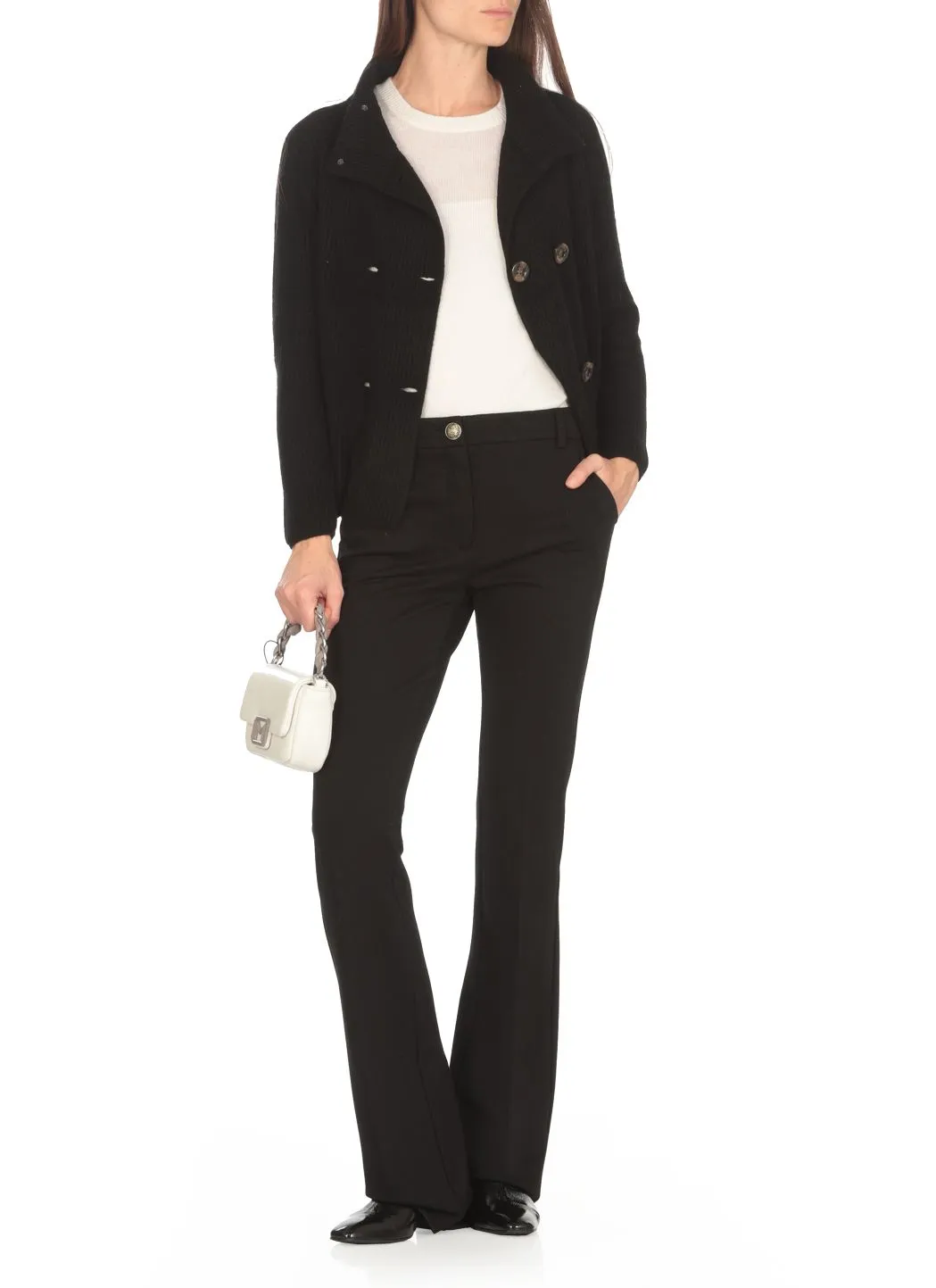  Biarritz 1961 Cardigan doppiopetto in misto cashmere 