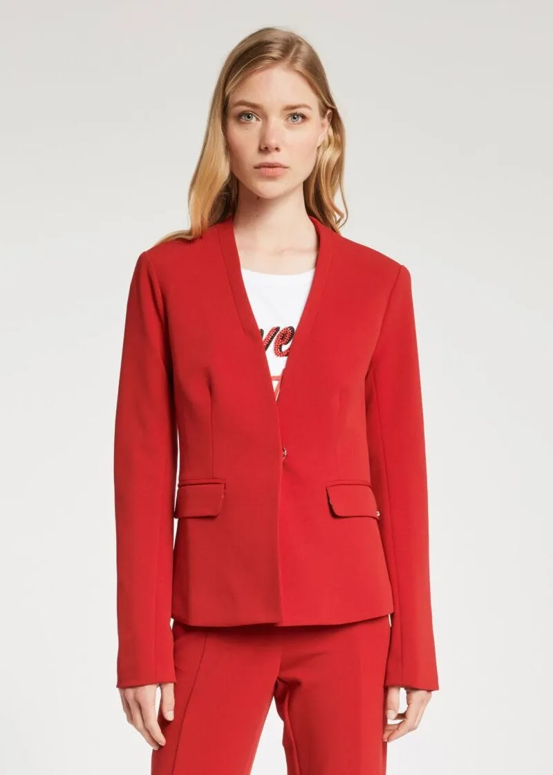 Blazer dalla linea dritta