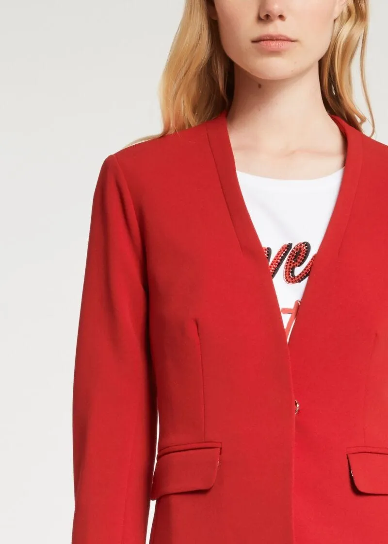 Blazer dalla linea dritta