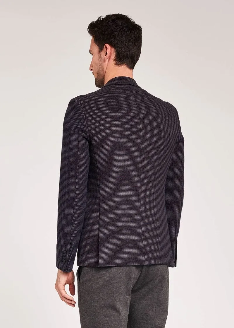 Blazer in viscosa jacquard