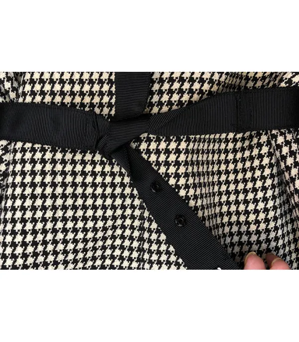 Blazer pied de poule baloon