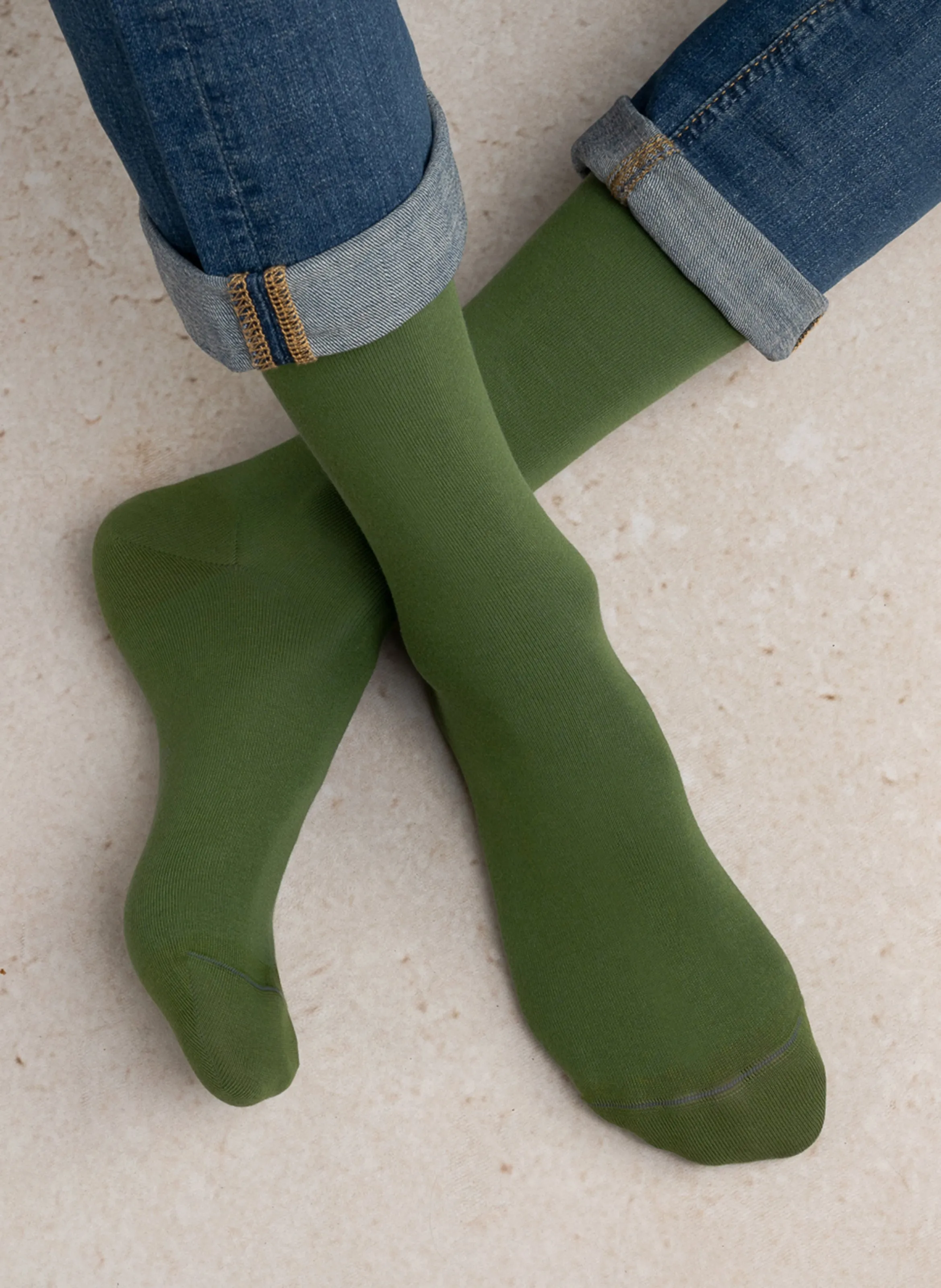  BLEUFORET   Calzini media lunghezza in misto cotone | Verde