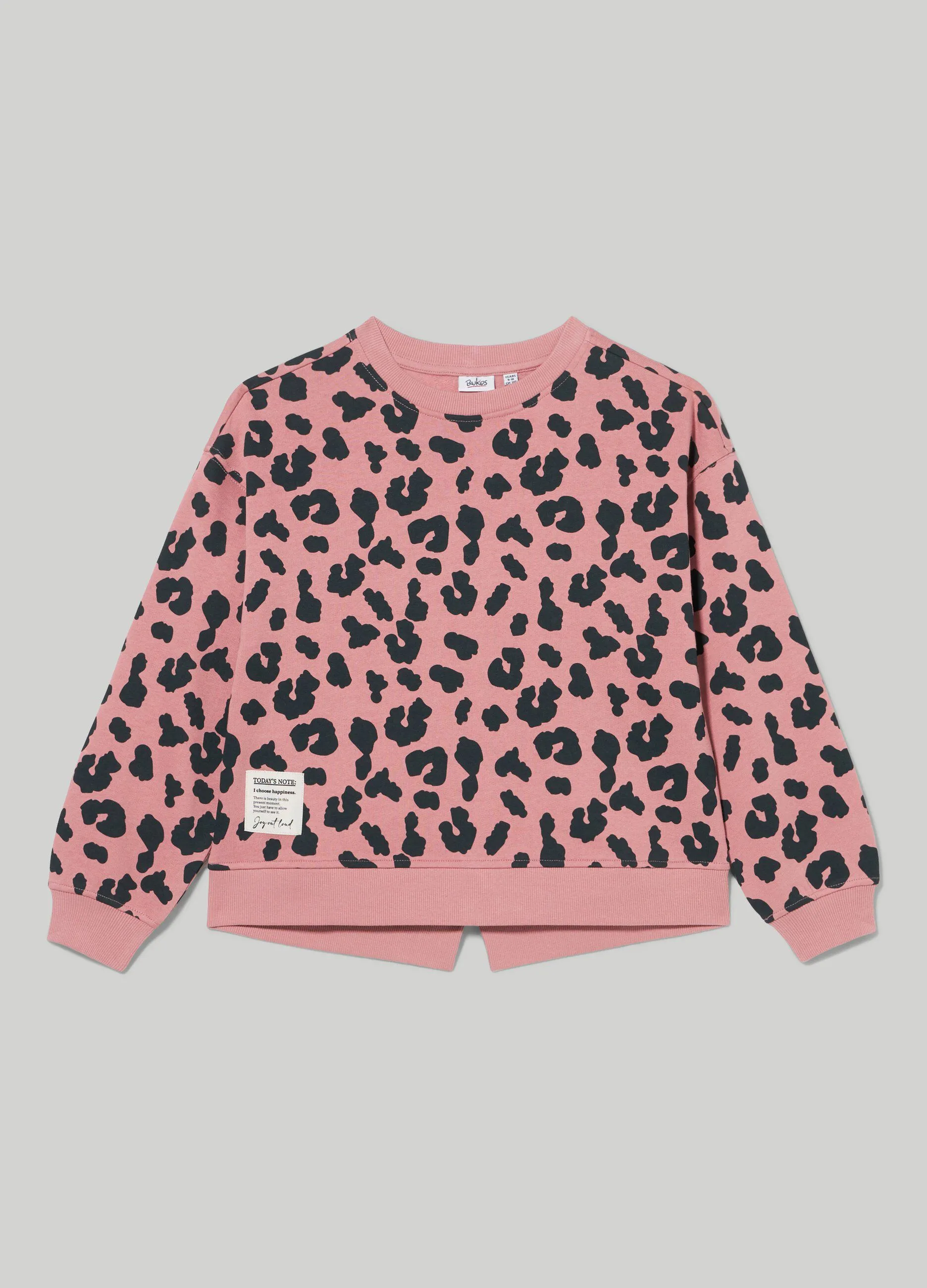 BLUKIDS  Felpa in puro cotone ragazza