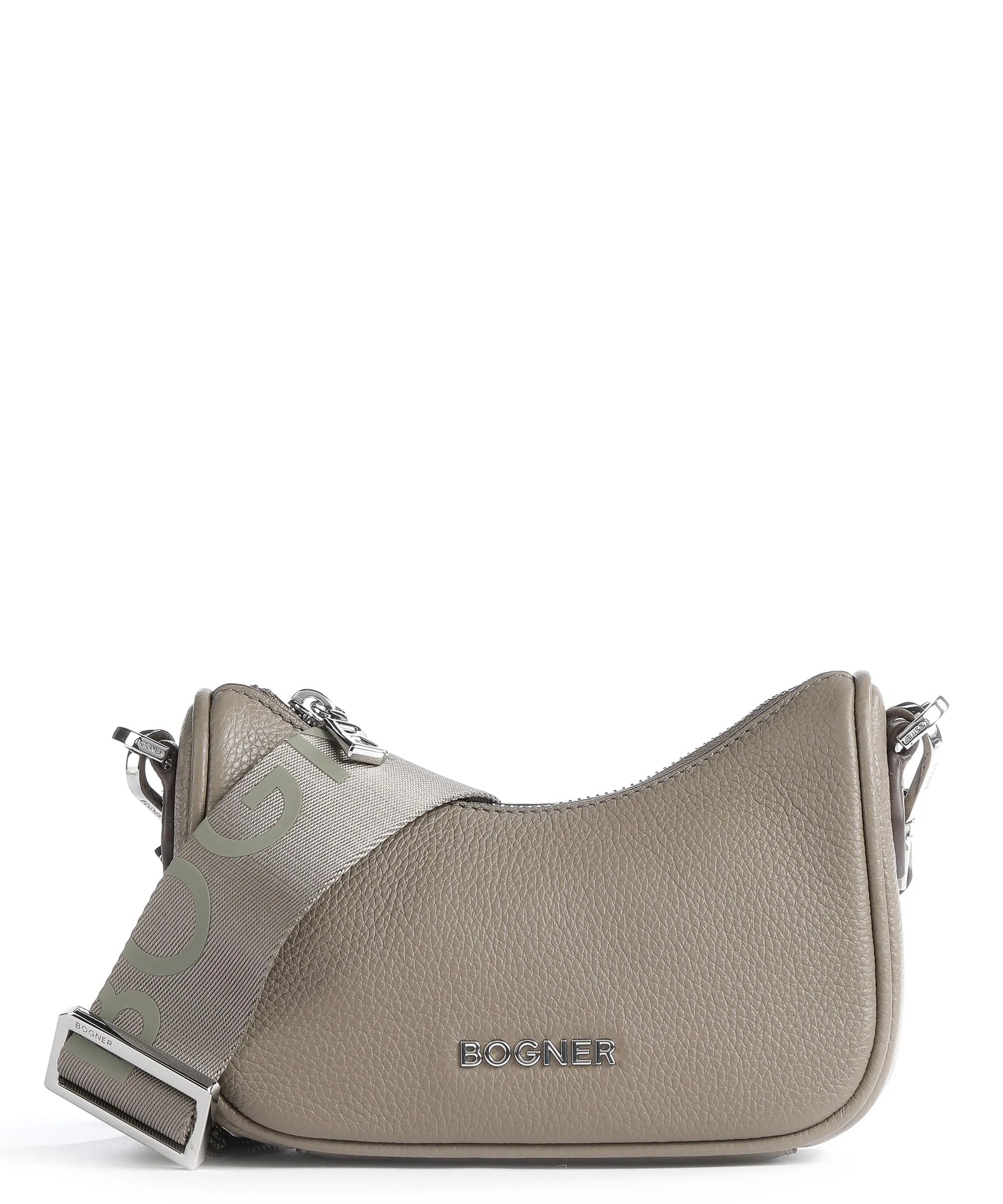  Bogner Pontresina Lora Borsa a tracolla pelle granulata taupe  