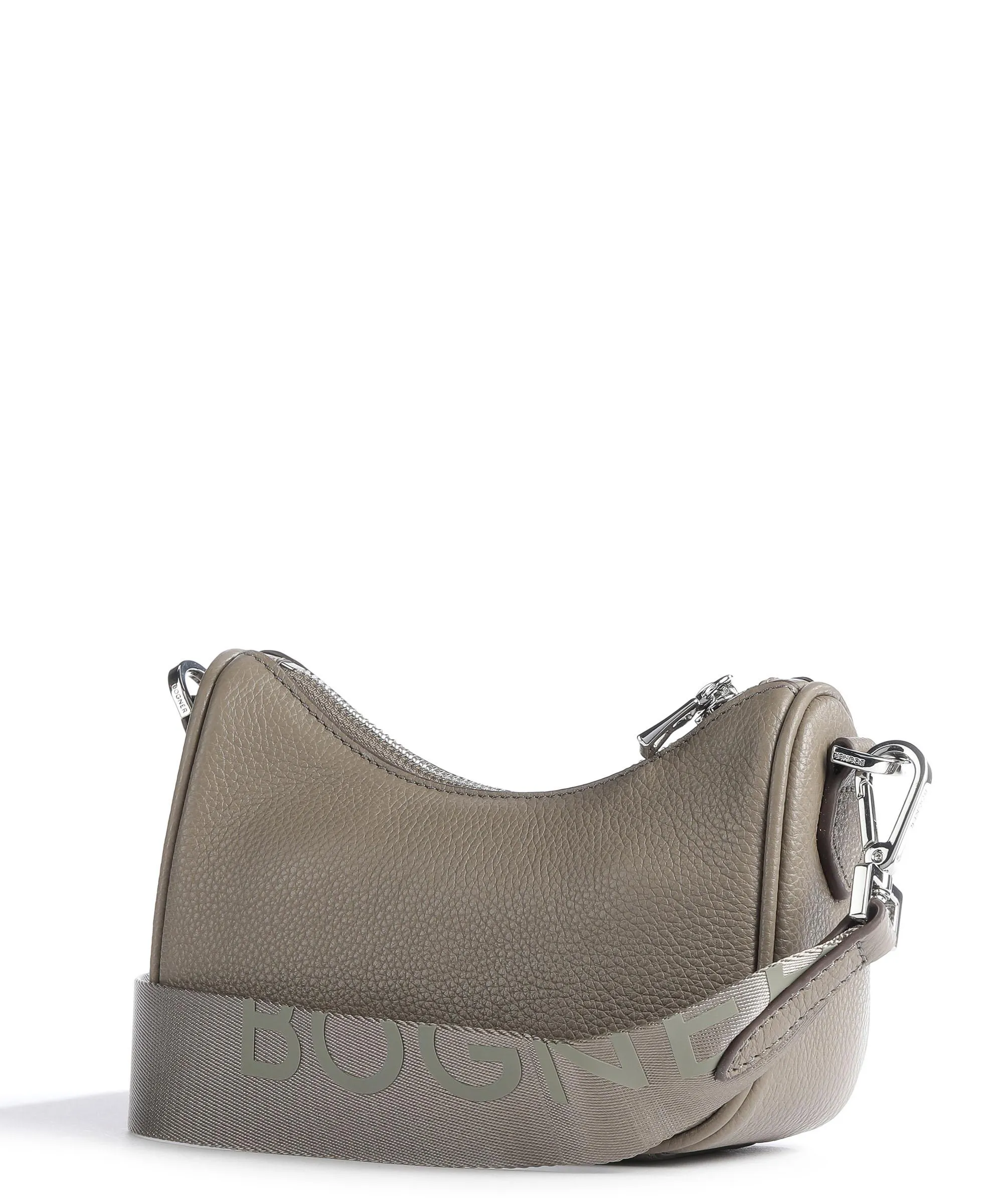  Bogner Pontresina Lora Borsa a tracolla pelle granulata taupe  