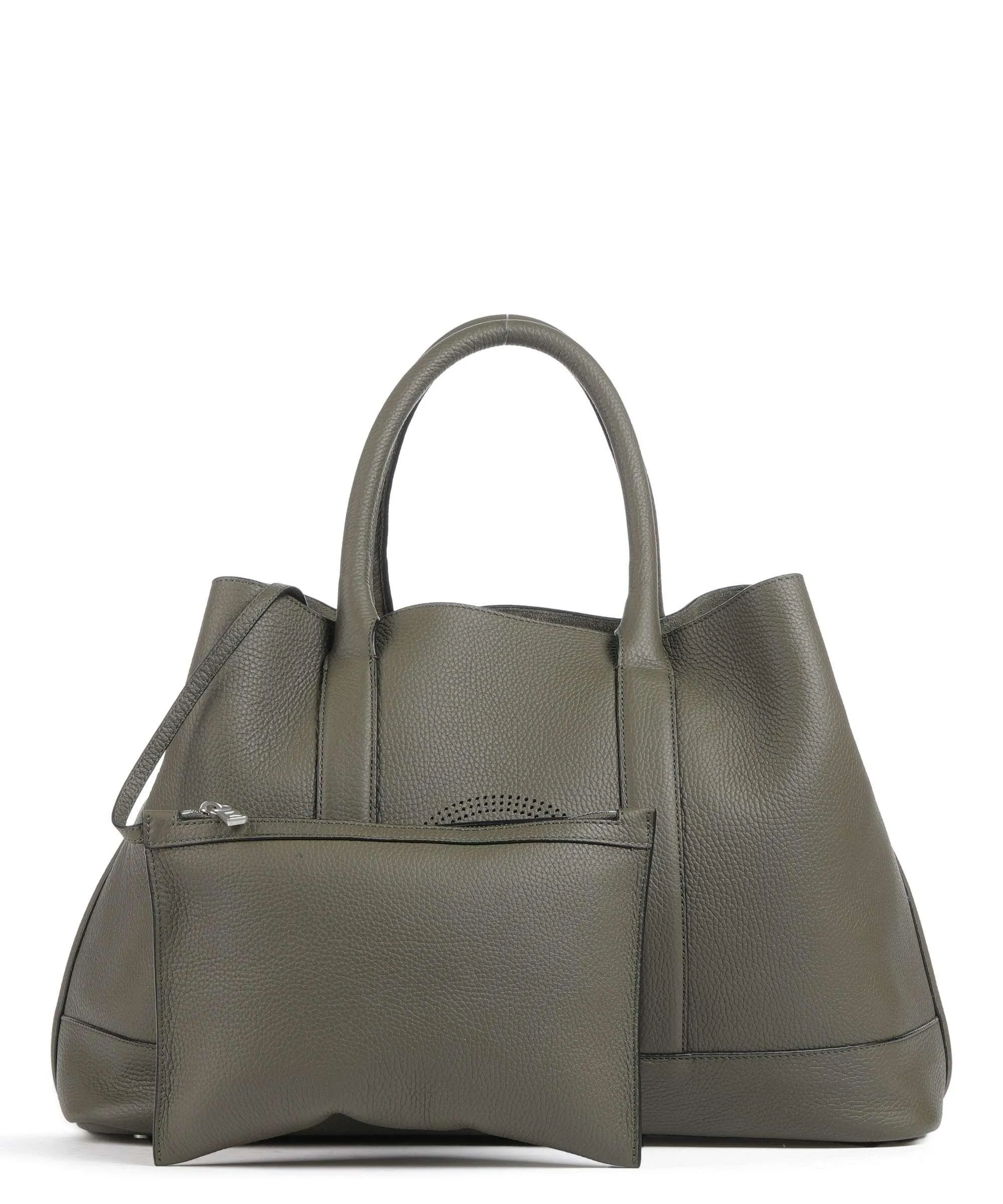  Bogner Sulden Theresa Borsa shopper pelle di vacchetta grana verde-oliva  