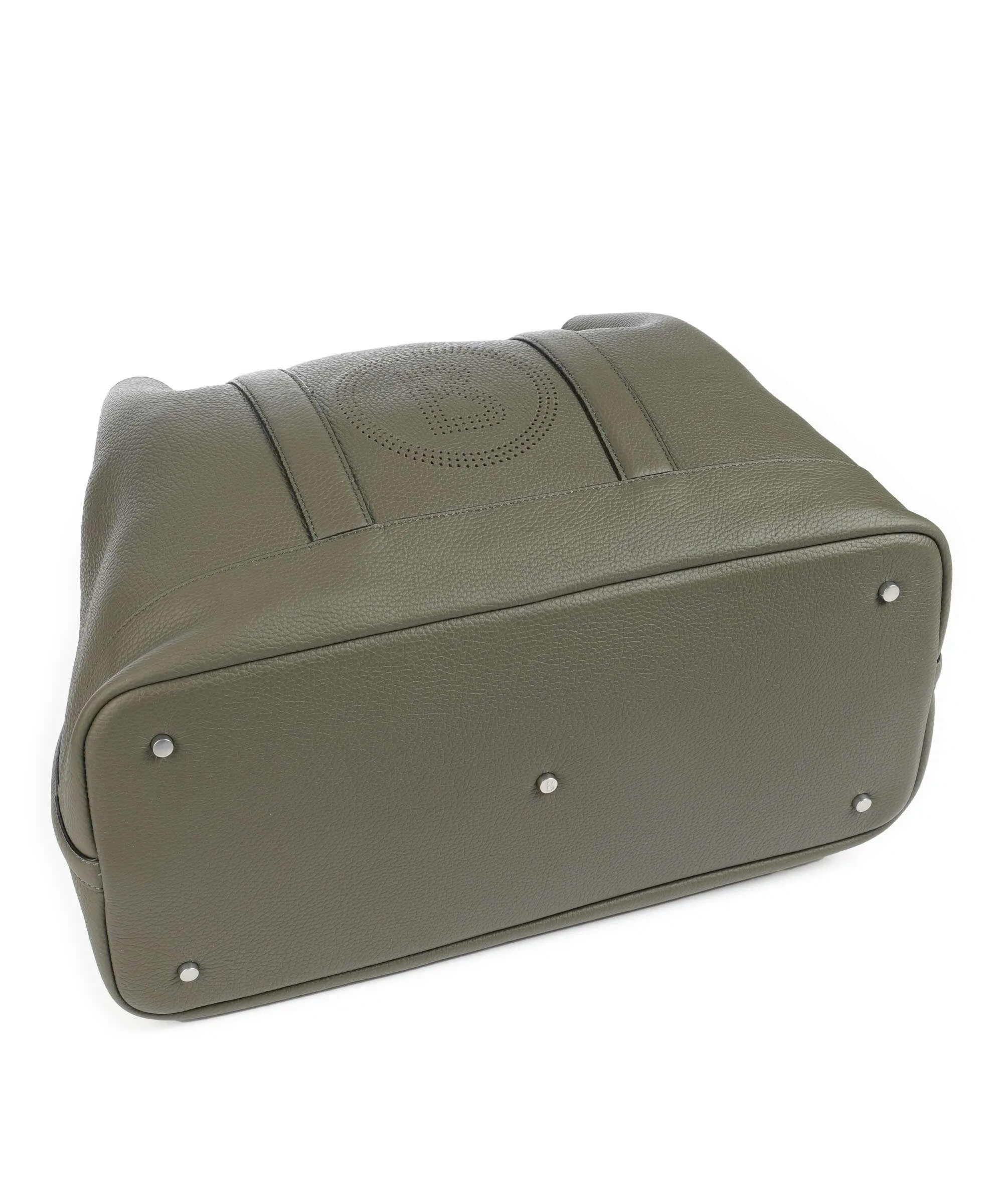  Bogner Sulden Theresa Borsa shopper pelle di vacchetta grana verde-oliva  