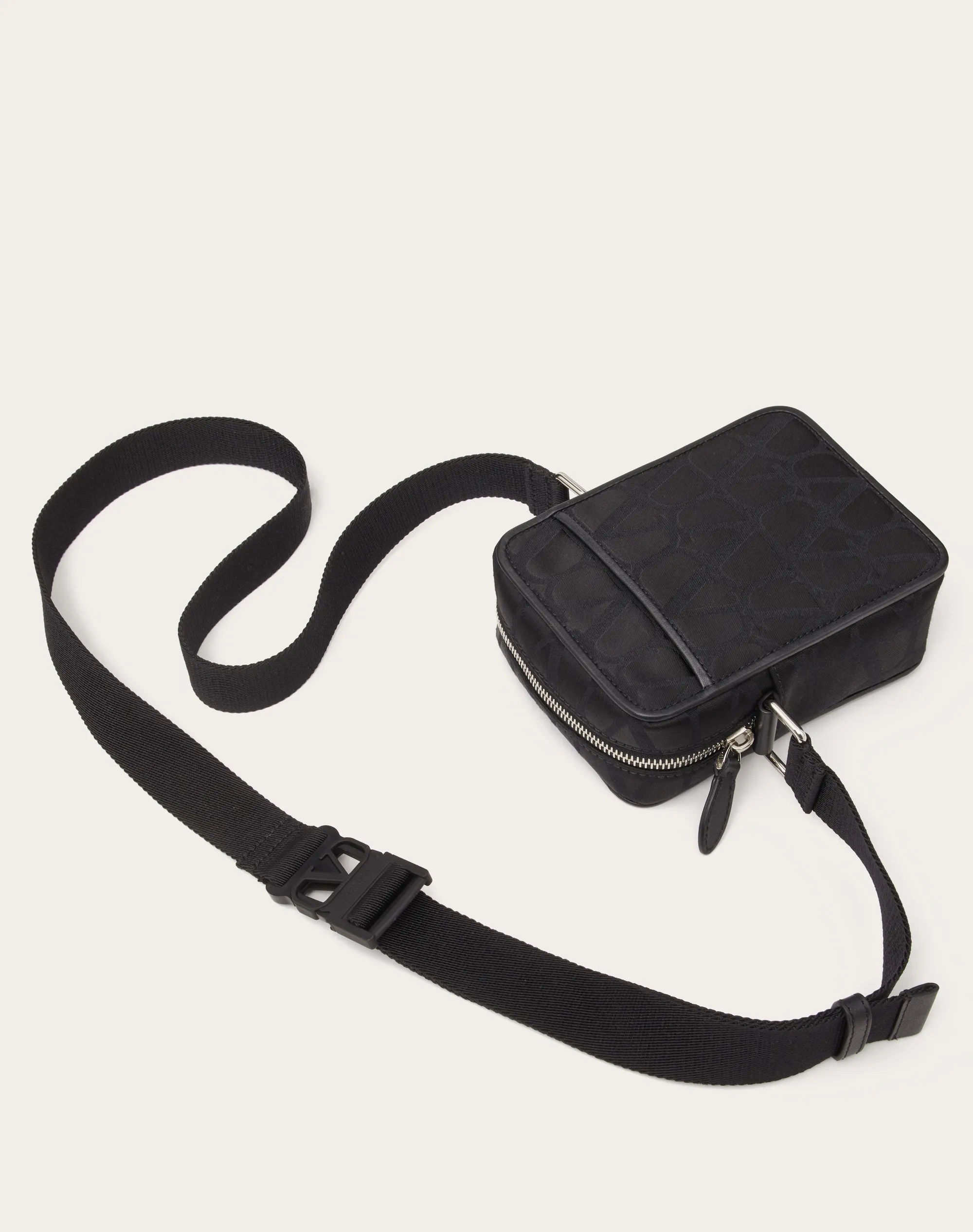 BORSA A TRACOLLA PICCOLA BLACK ICONOGRAPHE IN NYLON