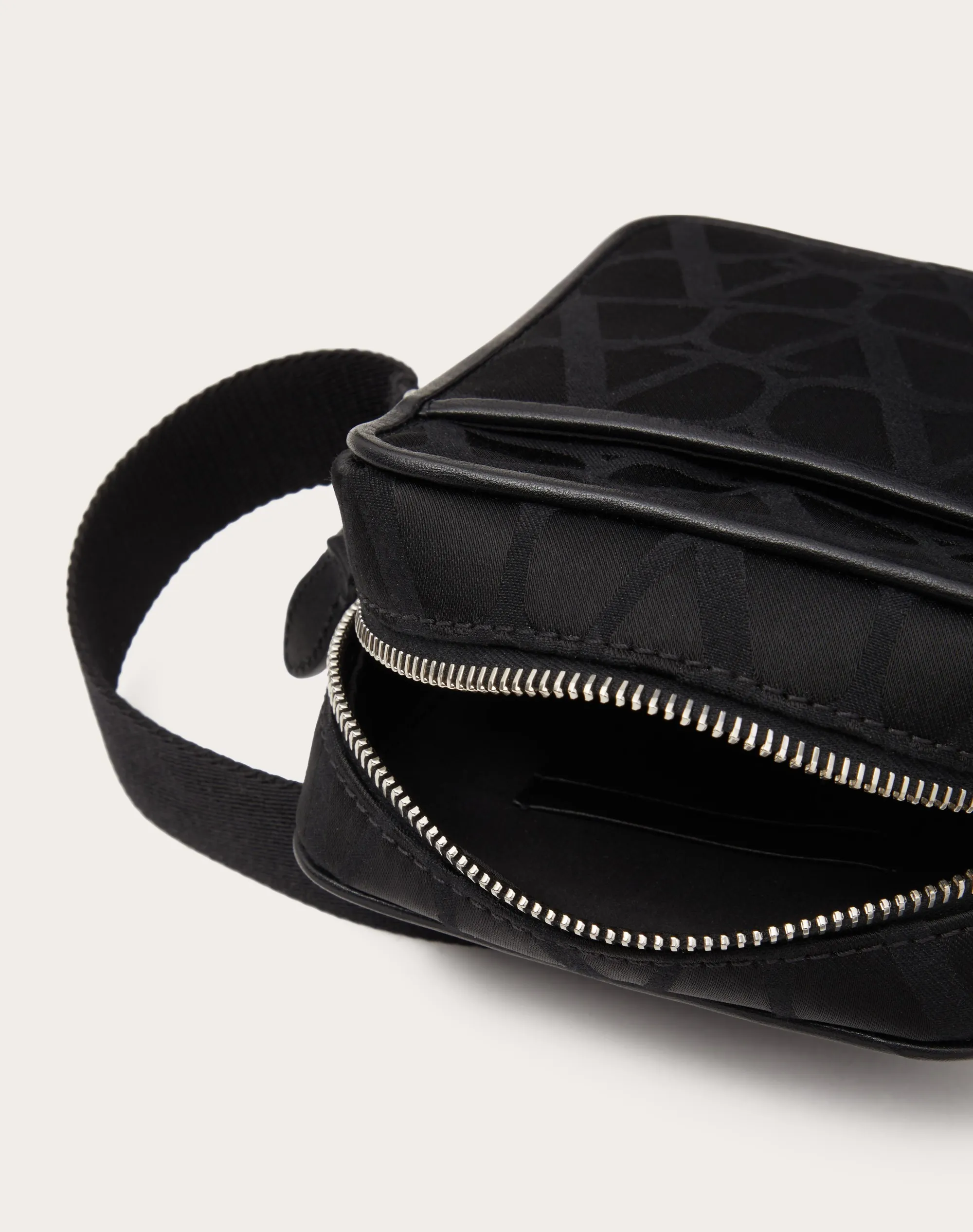 BORSA A TRACOLLA PICCOLA BLACK ICONOGRAPHE IN NYLON