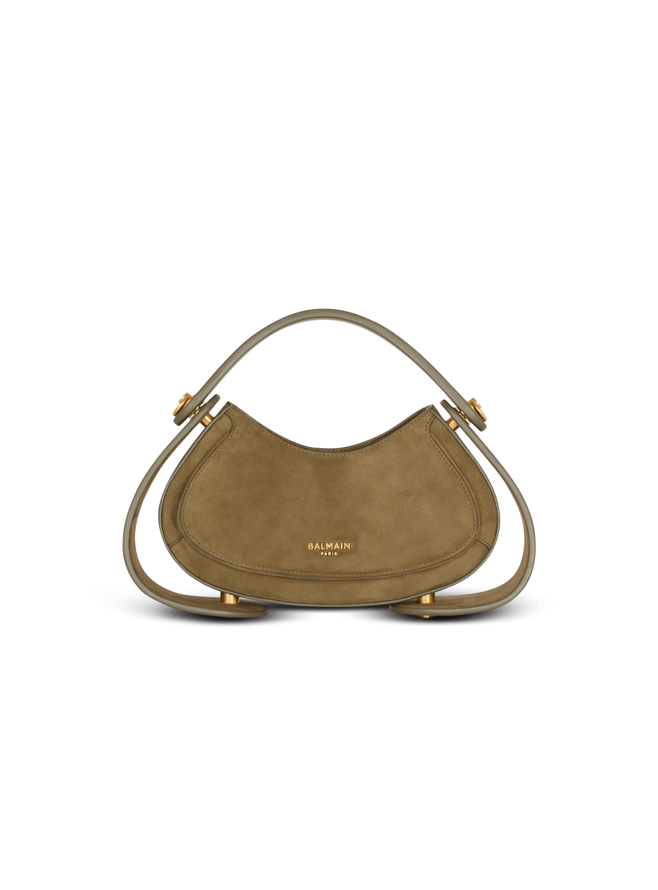 Borsa Jolie Madame media in pelle scamosciata