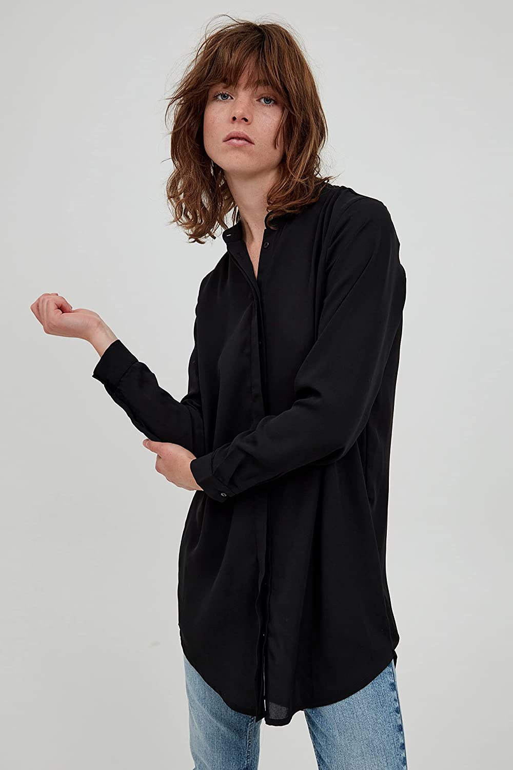 Camicia ICHI Donna 20115931 Nero