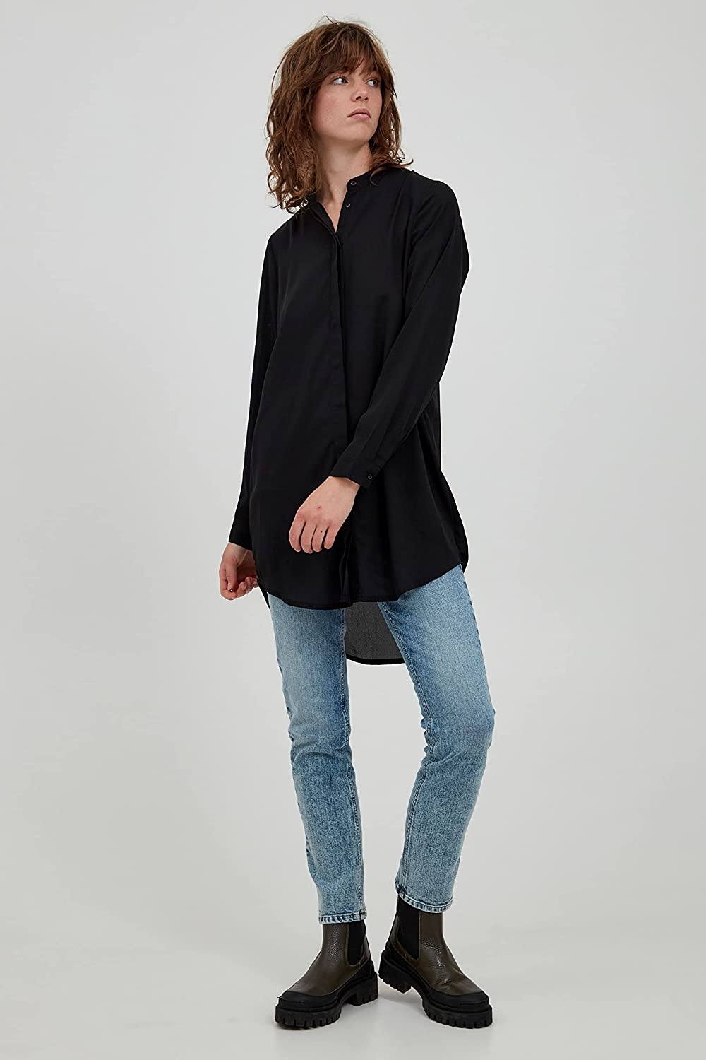 Camicia ICHI Donna 20115931 Nero