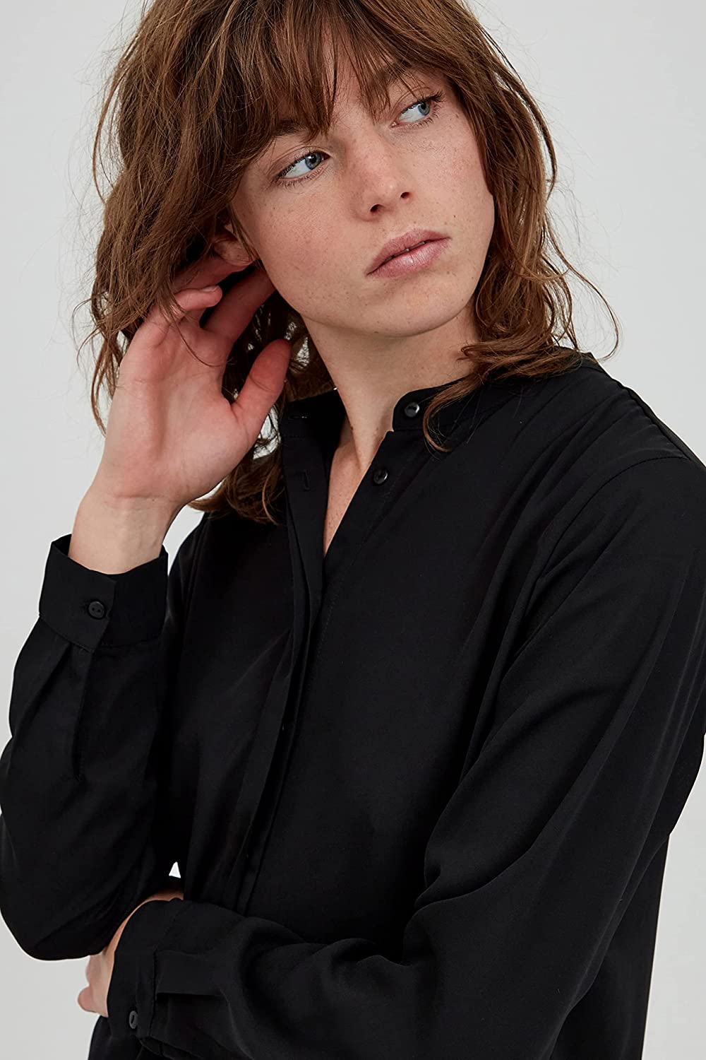 Camicia ICHI Donna 20115931 Nero