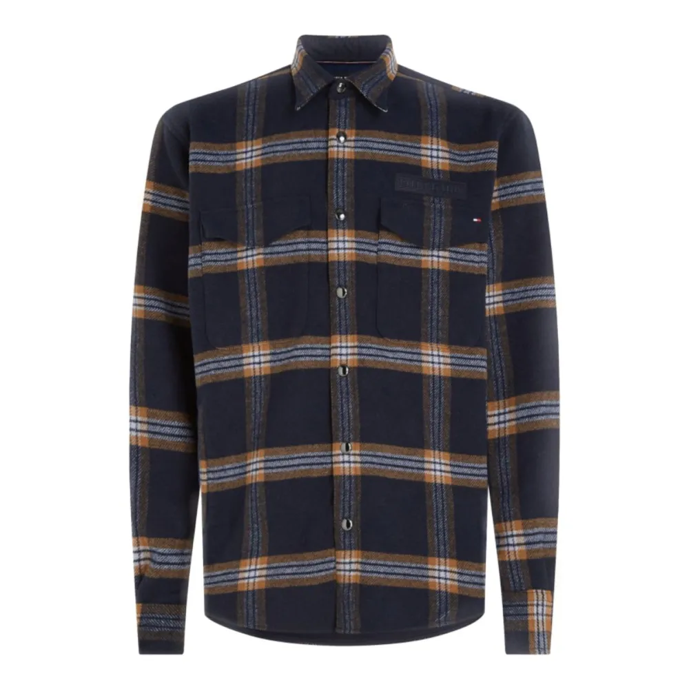Camicia Overshirt Tommy Hilfiger Uomo Brushed