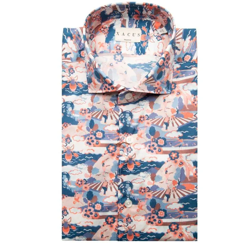 Camicia Tailor fit stampata 