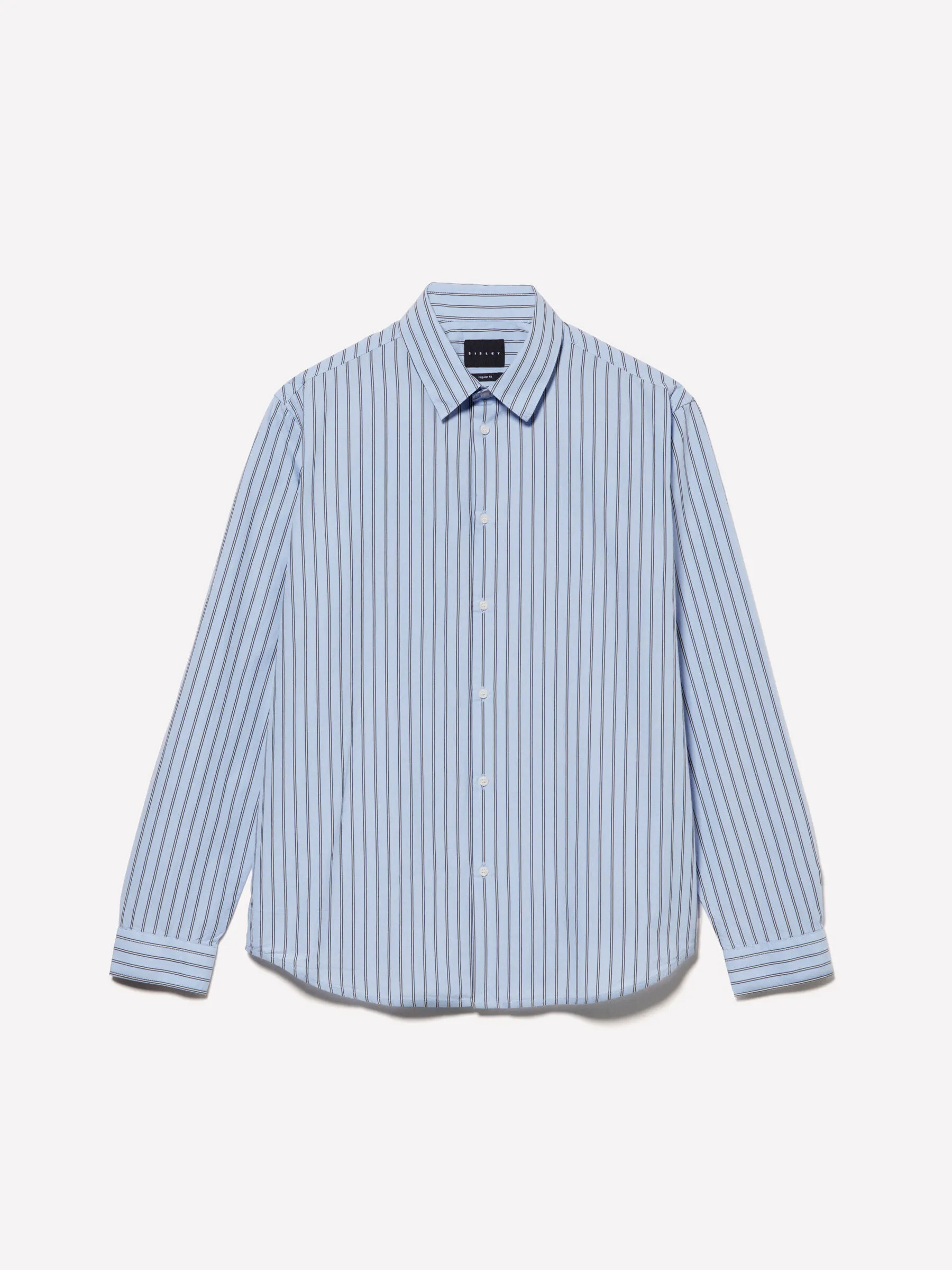 Camicia tinto filo blu