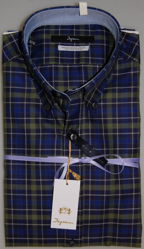 Camicia uomo ingram slim fit a quadri
