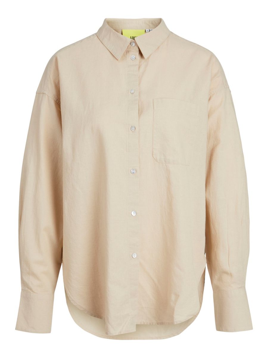 CAMICIE Donna JJXX 12231340 JAMIE LINEN CEMENT