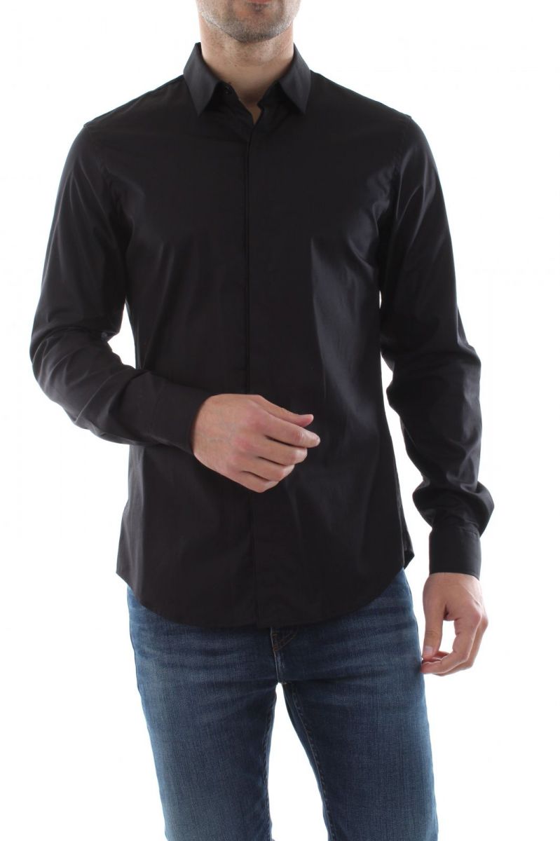 CAMICIE Uomo DONDUP UC221 PS0011U 999 BLACK