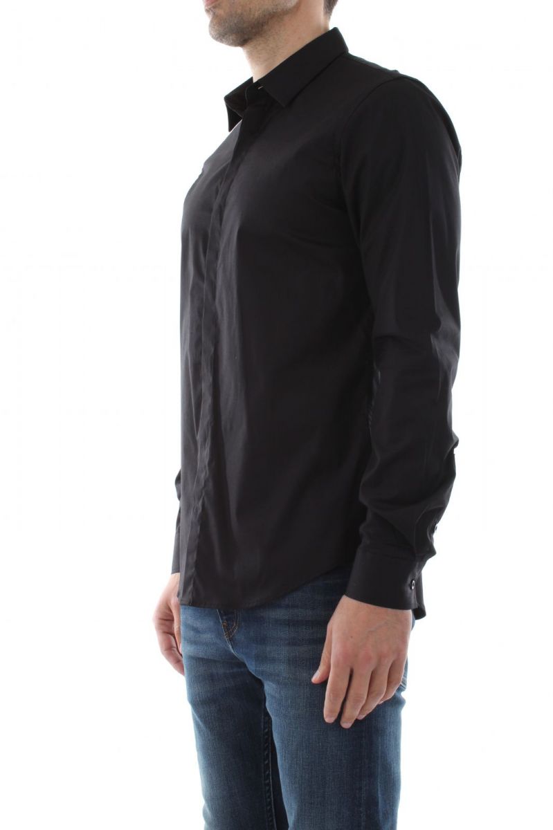 CAMICIE Uomo DONDUP UC221 PS0011U 999 BLACK