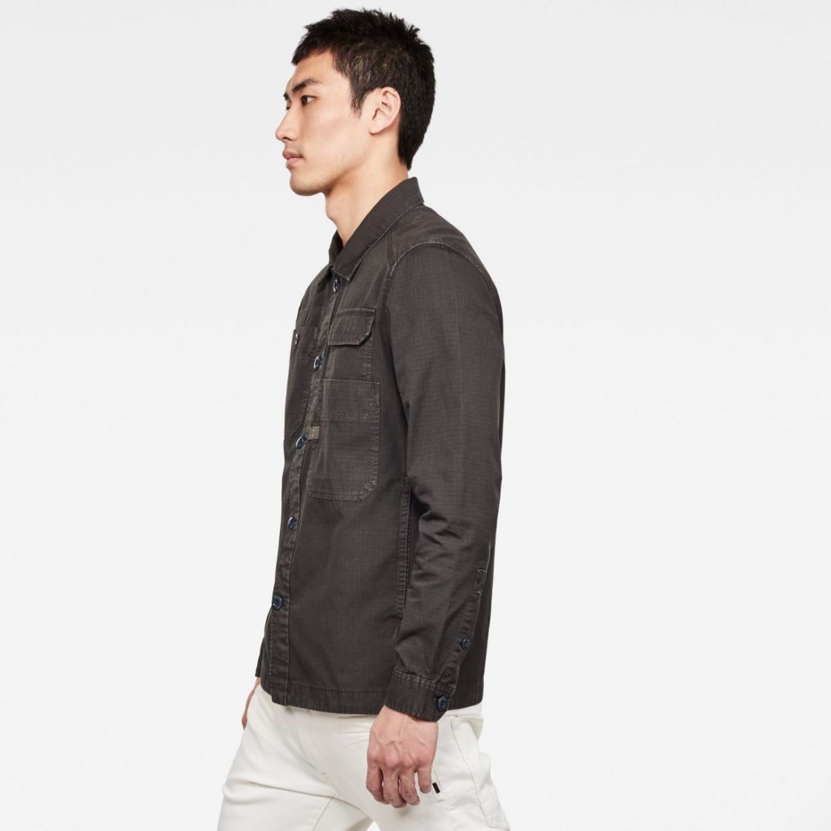 CAMICIE Uomo G-STAR D16250 9669 MULTIPOCKET STRAIGHT SHIRT 976 RAVEN