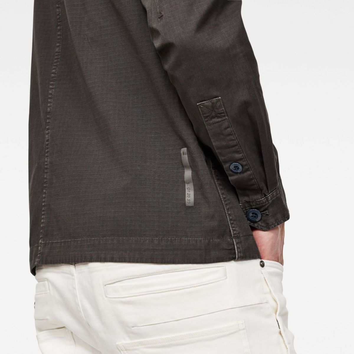 CAMICIE Uomo G-STAR D16250 9669 MULTIPOCKET STRAIGHT SHIRT 976 RAVEN